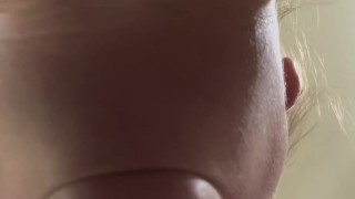 BAMBI BLOWS Hawk Tuah SENSUAL BLOWJOB CHEATING MILF SUCKING COCK HUGE CUM