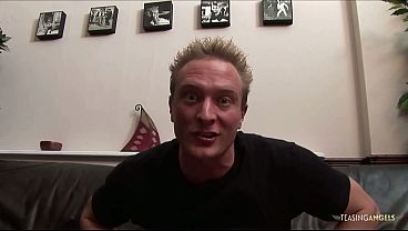 This big dick fits well between this blonde milfs big fake tits she sucks it