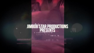 Jimbob’s chubby pregnant wifey sucking 2 dicks w/ scallylad Mr Foxy