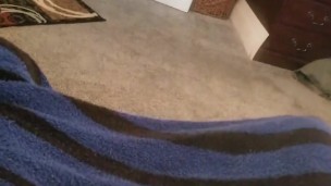 My Stepmom catches me and swallows all my Cum